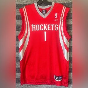 Vintage Y2K Reebok Tracy McGrady Houston Rockets NBA Basketball Jersey Medium